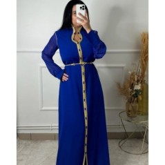 Caftan bleu par Caftan_industry |📍Drancy, France
