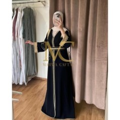 Caftan noir et doré par Marwa_Caftan |📍Mohammédia, Maroc 🇲🇦