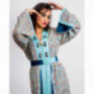 Caftan bleu brodé main | Prestige impérial by Caftanium • 📍Casablanca, Maroc Caftan bleu brodé main | Prestige impérial by Caftanium • 📍Casablanca, Maroc