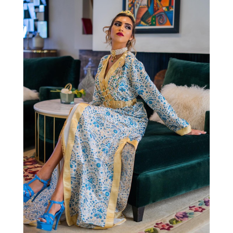 copy of Caftan bleu brodé main | Prestige impérial by Caftanium • 📍Casablanca, Maroc copy of Caftan bleu brodé main | Prestige impérial by Caftanium • 📍Casablanca, Maroc