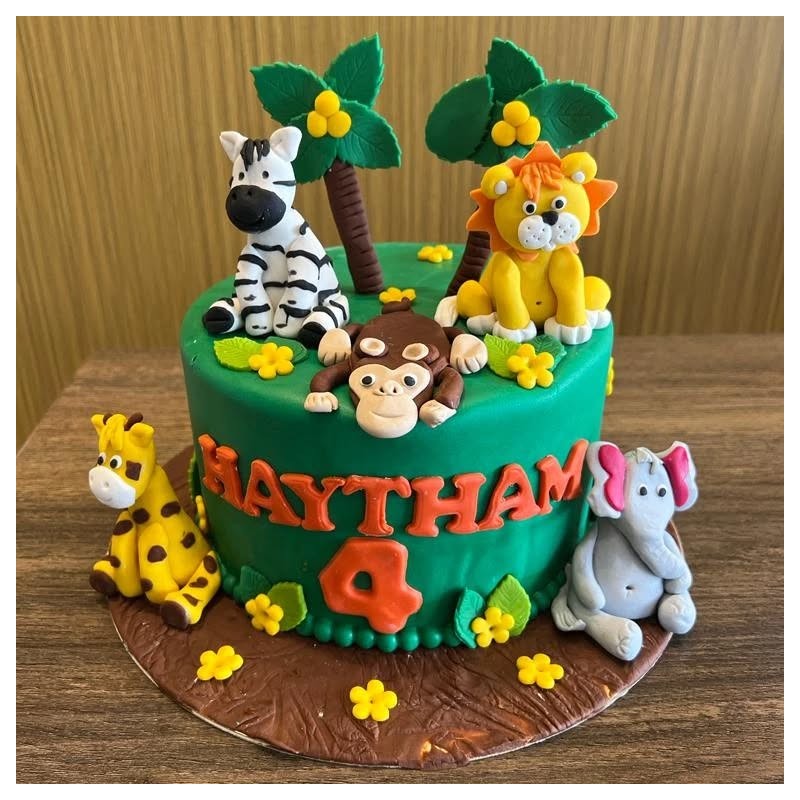 Gâteau Jungle pour enfant | Cake Design animaux sauvages par SevenCakes |📍Rabat, Maroc 🇲🇦 Gâteau Jungle pour enfant | Cake Design animaux sauvages par SevenCakes |📍Rabat, Maroc 🇲🇦