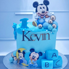 copy of Cake Mickey Bleu by SweetCake Marrakech Maroc