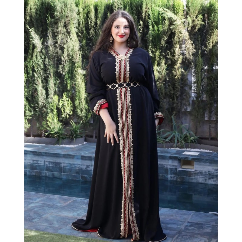 Élégant caftan par Location Caftan d'Or |📍Casablanca, Maroc